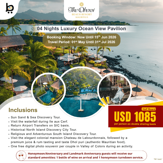The Oberoi Beach Resort Mauritius