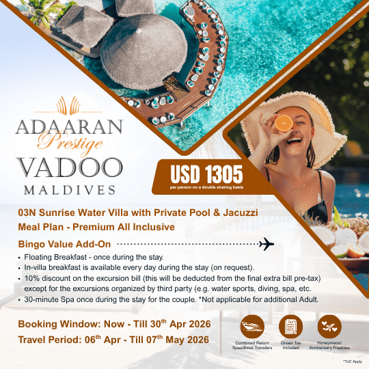Adaaran Prestige Vadoo Maldives